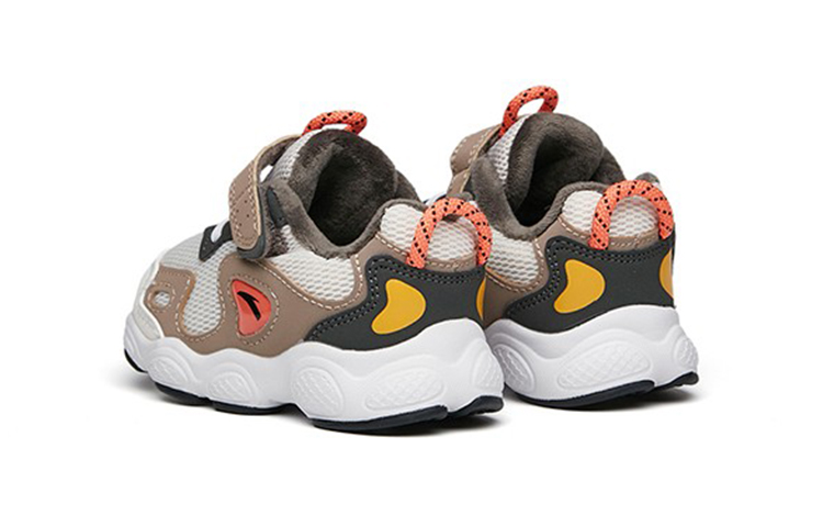 Shop (TD) Anta Fleece-Voering Casual Sneaker ''Grijs Groen'' 312140056A-3