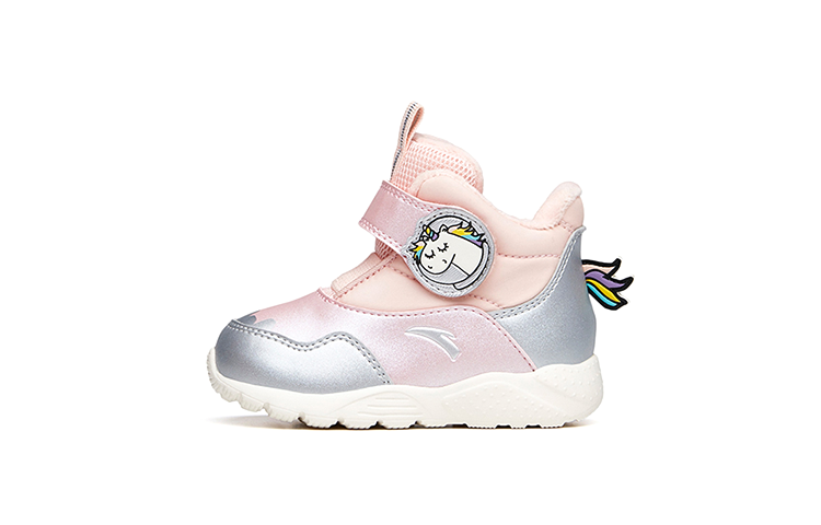 (TD) Anta High-Top 'Pink Silver'