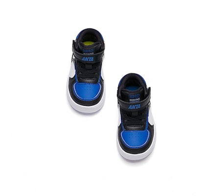 (Toddler) Anta High-Top Casual 'Black Blue White' A33033806H-8 Lookbook (Toddler) Anta High-Top Casual 'Black Blue White' A33033806H-8