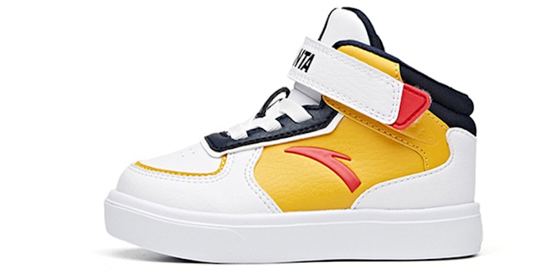 (Toddler) Anta High-Top Casual 'White Yellow Black' A33033806H-3 Buy (Toddler) Anta High-Top Casual 'White Yellow Black' A33033806H-3