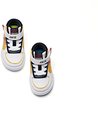 (Toddler) Anta High-Top Casual 'White Yellow Black' A33033806H-3 Lookbook (Toddler) Anta High-Top Casual 'White Yellow Black' A33033806H-3