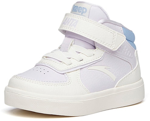 (Toddler) Anta High-Top Casual Sneakers 'Purple White Blue' A33033806H-10 Order (Toddler) Anta High-Top Casual Sneakers 'Purple White Blue' A33033806H-10