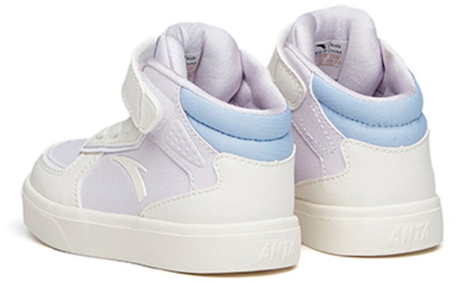 (Toddler) Anta High-Top Casual Sneakers 'Purple White Blue' A33033806H-10 Shop (Toddler) Anta High-Top Casual Sneakers 'Purple White Blue' A33033806H-10