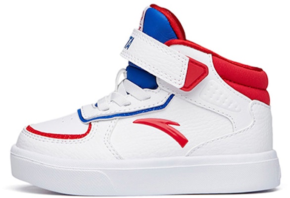 (Toddler) Anta High-Top Casual Sneakers 'White Red Blue' A33033806H-11 Buy (Toddler) Anta High-Top Casual Sneakers 'White Red Blue' A33033806H-11