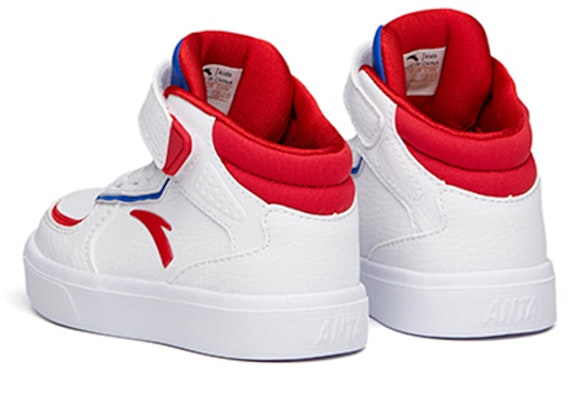 (Toddler) Anta High-Top Casual Sneakers 'White Red Blue' A33033806H-11 Shop (Toddler) Anta High-Top Casual Sneakers 'White Red Blue' A33033806H-11