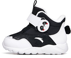 (Toddler) Anta High-Top Sneakers 'Black and White Fleece-lined' A332140096A-3 (Toddler) Anta High-Top Sneakers 'Black and White Fleece-lined' A332140096A-3