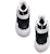 (Toddler) Anta High-Top Sneakers 'Black and White Fleece-lined' A332140096A-3