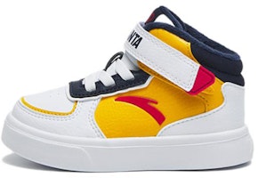 (Toddler) Anta High-Top Velcro Casual Sneakers 'White Yellow Black' A312240031-1 (Toddler) Anta High-Top Velcro Casual Sneakers 'White Yellow Black' A312240031-1