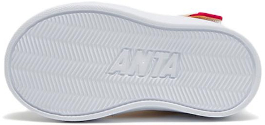 (Toddler) Anta High-Top Velcro Casual Sneakers 'White Yellow Black' A312240031-1 Purchase (Toddler) Anta High-Top Velcro Casual Sneakers 'White Yellow Black' A312240031-1