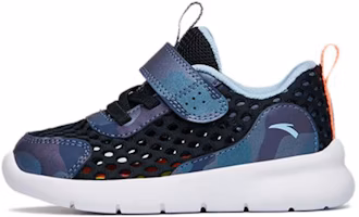 (Toddler) Anta Low-Top Running Sneakers 'Black Blue' 312220010A-1 (Toddler) Anta Low-Top Running Sneakers 'Black Blue' 312220010A-1