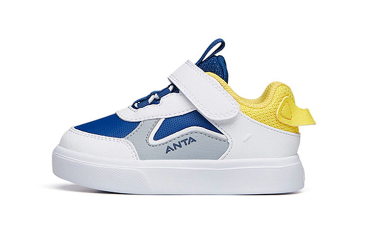 (Toddler) Anta Low-Top Velcro 'White Blue' A312140015A-2