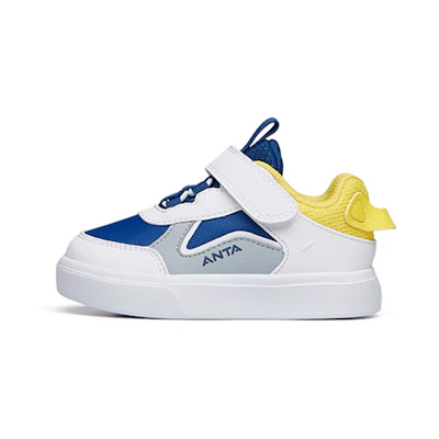 (TD) Anta Low-Top Velcro 'White Blue'