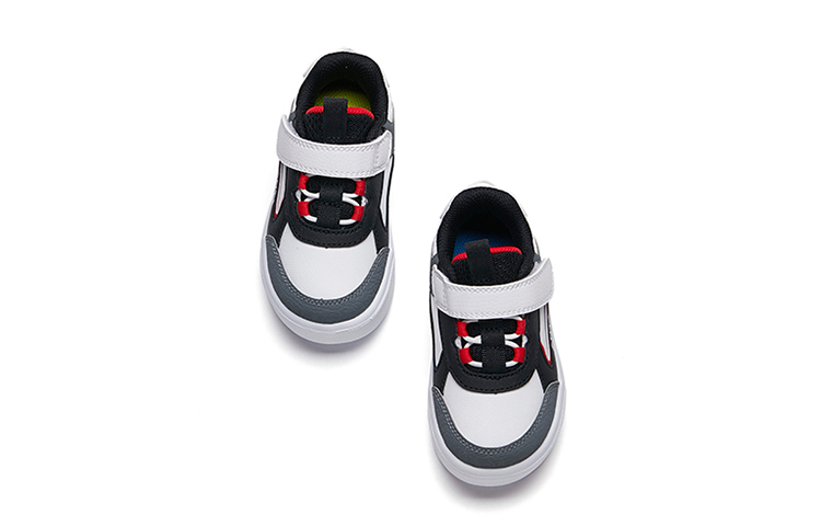 (TD) Anta Low-Top Velcro 'White Grey Red' 圖 3