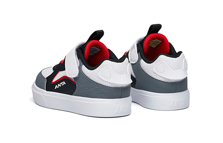 (TD) Anta Low-Top Velcro 'White Grey Red' 圖 4