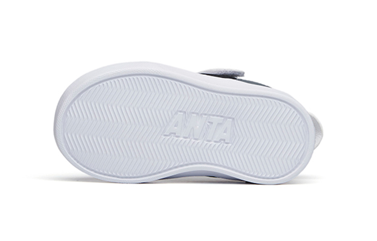 (TD) Anta Low-Top Velcro 'White Grey Red' 圖 5
