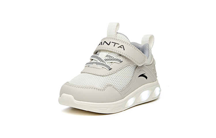 Order (TD) 안타 로우탑 벨크로 러닝화 '화이트 그레이' A332113811A-3