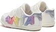 Shop (Toddler) Anta Magic Tape Leather Lightweight Casual Running Shoes 'Silver White' 322230008N-1