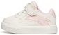 (Toddler) Anta Magic Tape Leather Sneakers 'Pink White' A332120081A-4