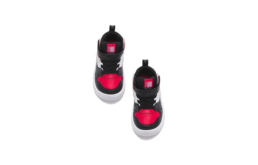 Shop (TD) アンタミッドトップウォーキングシューズ 赤黒白 (Anta Middotoppu Wōkingushūzu AkaKuroShiro) 312310031-2