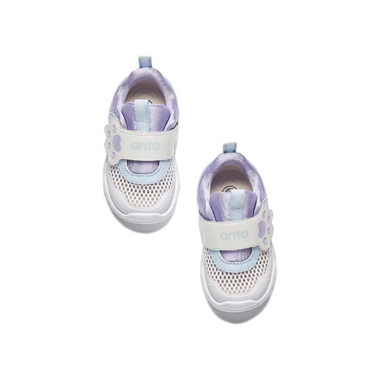 (TD) Anta Running Series Sneakers Velcro 'White Purple Blue' 圖 2