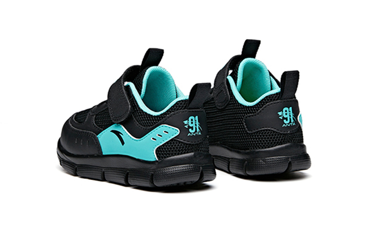 Shop (TD) 安踏运动鞋‘黑绿’ A332130009A-4