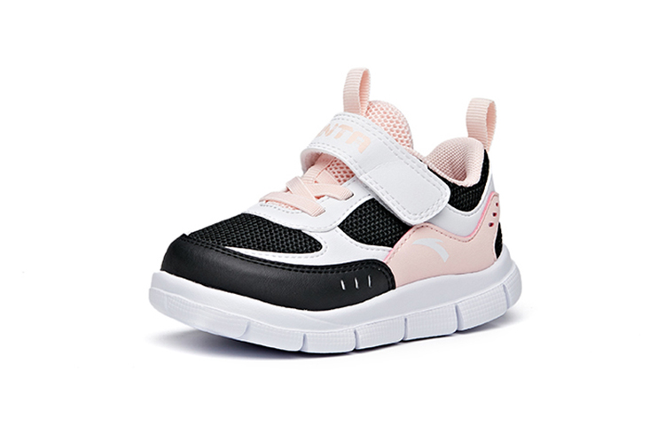 Order 嬰童 Anta安踏 軟底學步運動鞋 黑白粉