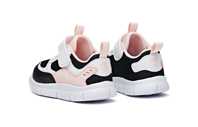 Shop 嬰童 Anta安踏 軟底學步運動鞋 黑白粉