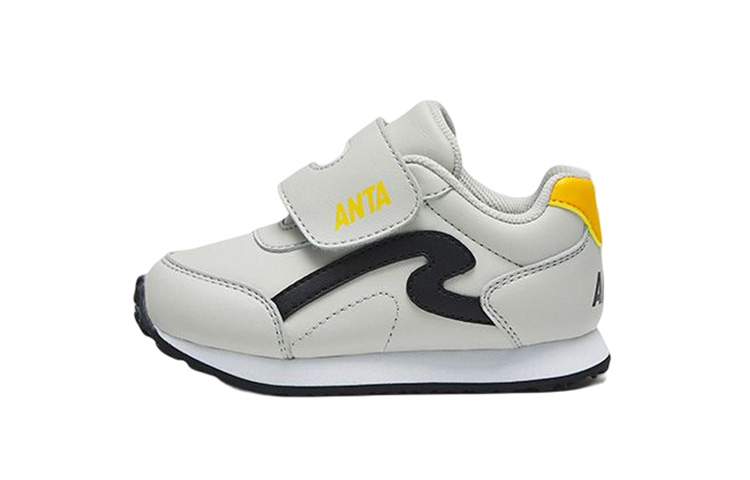 (Toddler) Anta Sneaker 'Grey Black Yellow' 312030023A-2