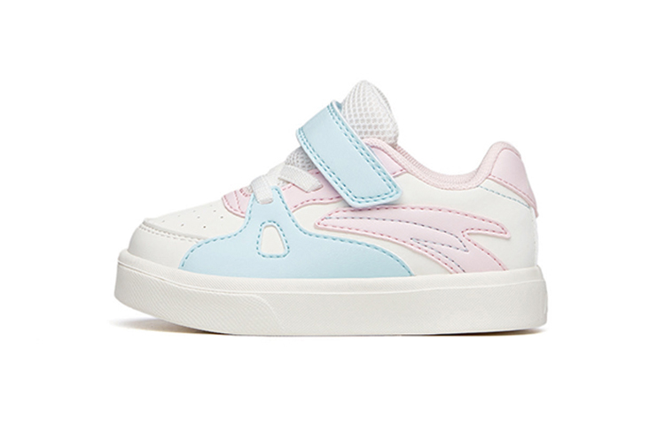 (Toddler) Anta Velcro Sneaker 'White Pink Green' A332120081A-3