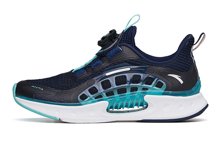 (Toddler) Anta ZhuiFeng 4.0 Running Shoe 'Blue Green' 312225516-11