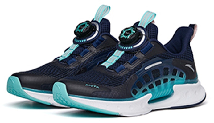 (Toddler) Anta ZhuiFeng 4.0 Running Shoe 'Blue Green' 312225516-11 Lookbook (Toddler) Anta ZhuiFeng 4.0 Running Shoe 'Blue Green' 312225516-11