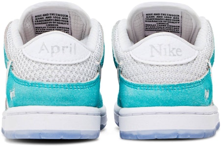 (TD) 四月滑板 x 耐克扣篮低帮SB '炫绿' FZ6107-300 Details for (TD) 四月滑板 x 耐克扣篮低帮SB '炫绿' FZ6107-300