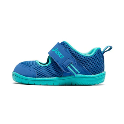 (TD) ASICS Amphibian Baby 2 Running Shoes Blue