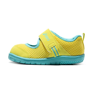(TD) ASICS Amphibian Baby SR 2 Running Shoes Yellow