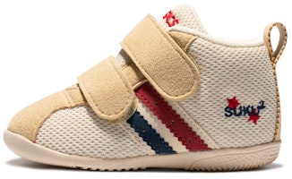 (Toddler) ASICS Comfy First Ms2 Running Shoes Beige/Yellow TUF113-05 (Toddler) ASICS Comfy First Ms2 Running Shoes Beige/Yellow TUF113-05
