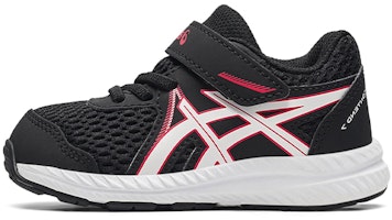 (Toddler) ASICS Contend 7 'Black Electric Red' 1014A193-008 (Toddler) ASICS Contend 7 'Black Electric Red' 1014A193-008