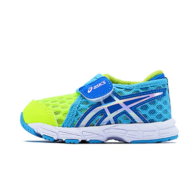 (TD) ASICS Cool Run Sport Shoes Blue/Green