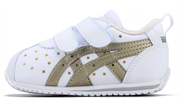 (Toddler) ASICS Corsair Sport Shoes White/Gold 1144A209-100 (Toddler) ASICS Corsair Sport Shoes White/Gold 1144A209-100