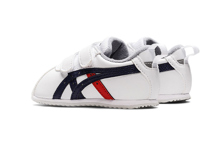 Shop (TD) ASICS Cotla Si Kecil SL 'Putih Navy' 1144A224-101