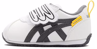 (Toddler) ASICS Cotla First Steps Shoes 'White Black Yellow' 1144A343-100 (Toddler) ASICS Cotla First Steps Shoes 'White Black Yellow' 1144A343-100