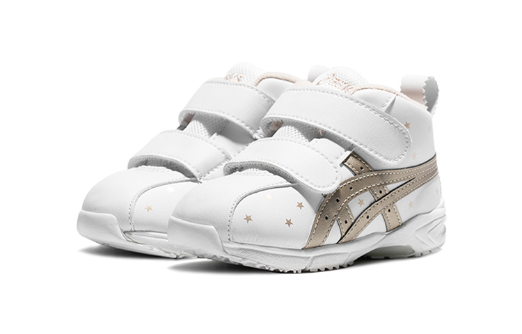 Lookbook 嬰童 Asics GD. Runner Baby SL-Mid 魔術貼 耐磨防滑 中幫運動跑步鞋 白