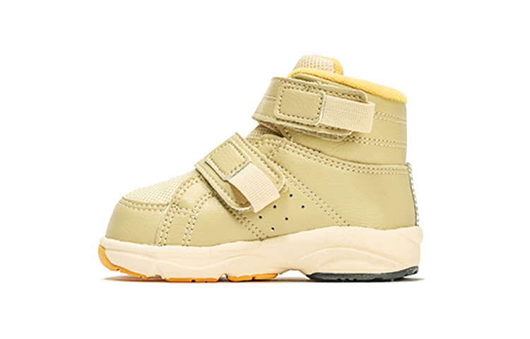 (Toddler) ASICS GD.Walkerbaby Hi Running Shoes Brown/Yellow TUB110-05