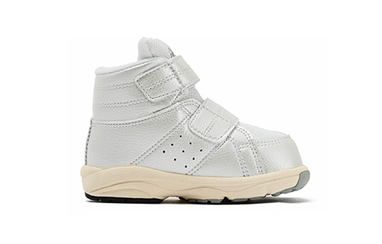 Order 亞瑟士 Asics GD.Walkerbaby Hi 魔術貼 透氣耐磨防滑 高筒運動跑步鞋 銀