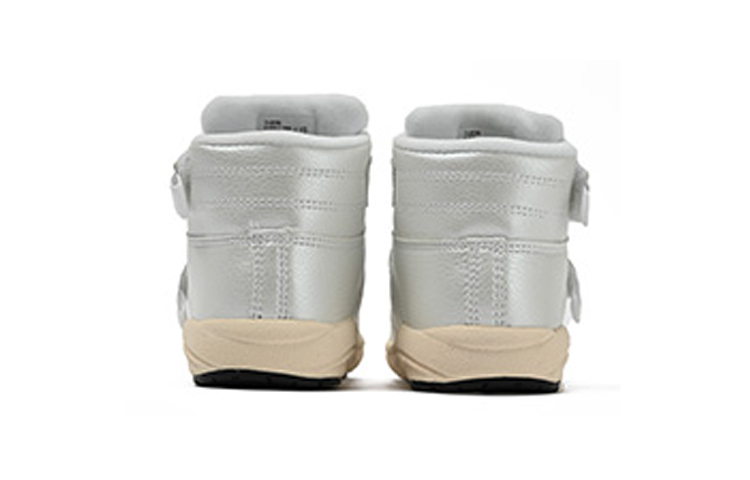 Lookbook 亞瑟士 Asics GD.Walkerbaby Hi 魔術貼 透氣耐磨防滑 高筒運動跑步鞋 銀