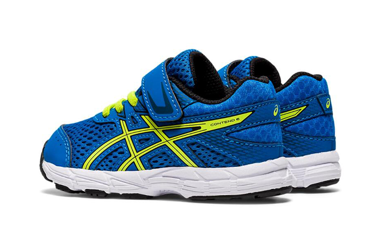 Shop (TD) ASICS Gel Contend 6 ''Bleu Directoire Citron Vert'' 1014A085-404