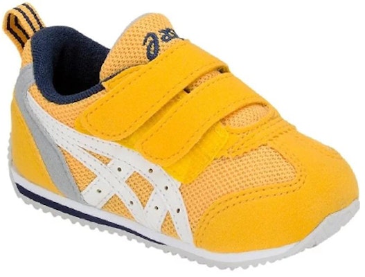(Toddler) ASICS Idaho Baby 3 Running Shoes Yellow/White TUB165-800 Lookbook (Toddler) ASICS Idaho Baby 3 Running Shoes Yellow/White TUB165-800