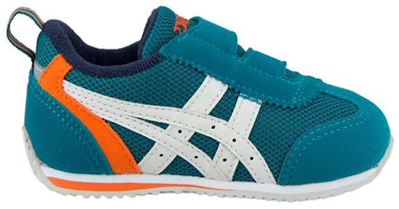 童鞋 Asics ldaho Baby 3 魔術貼 低筒休閒跑步鞋 孔雀藍 Order 童鞋 Asics ldaho Baby 3 魔術貼 低筒休閒跑步鞋 孔雀藍