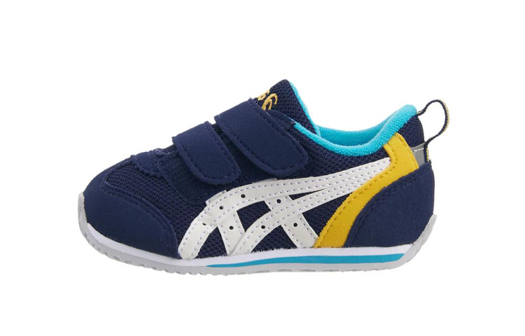 (Toddler) ASICS ldaho Baby 3 Running Shoes Blue/White TUB165-5001