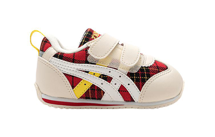 Order (TD) アシックス ローカット ウォーキングシューズ (白/赤) 1144A300-600