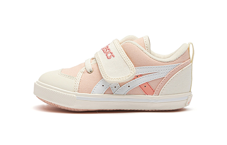Buy 婴童 Asics 彩繪帆布 耐磨防滑 低筒休閒板鞋 米粉色